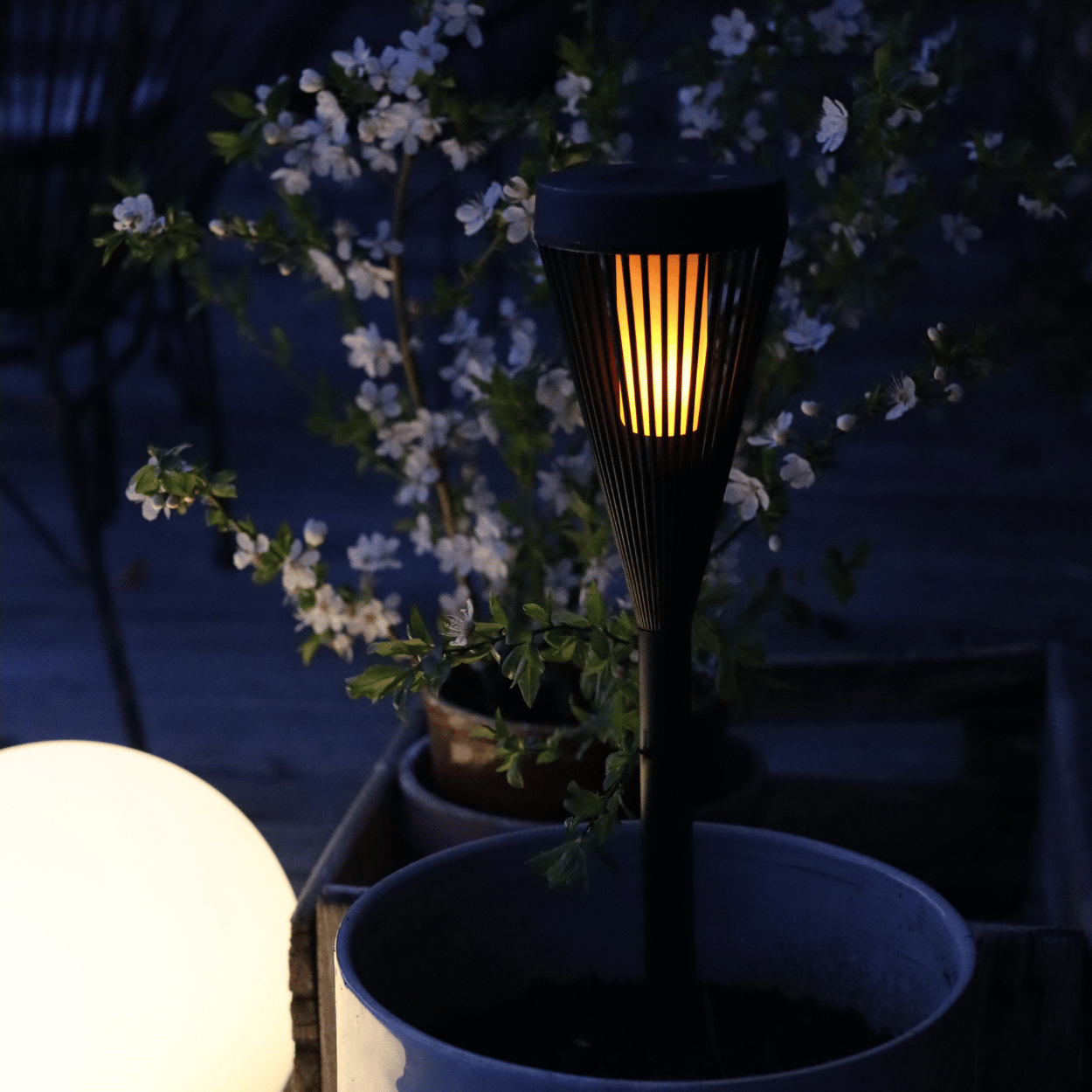 LED Solar-Gartenfackel 3-in-1 - Nordicflame-de