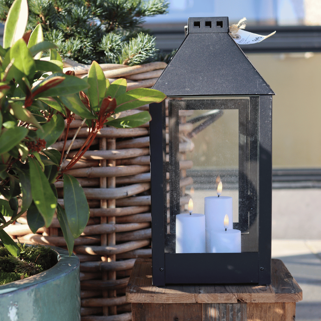 Outdoor LED Kerzen – 3er-Set in Weiß - inkl. Fernbedienung - Nordicflame-de