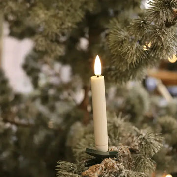 So Schaffen LED-Weihnachtsbaumlichter und Blockkerzen Gemütlichkeit in der Weihnachtszeit Nordicflame-de