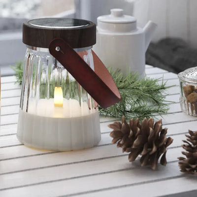LED Glas Laterne 13 cm - Deluxe Homeart Deluxe Homeart