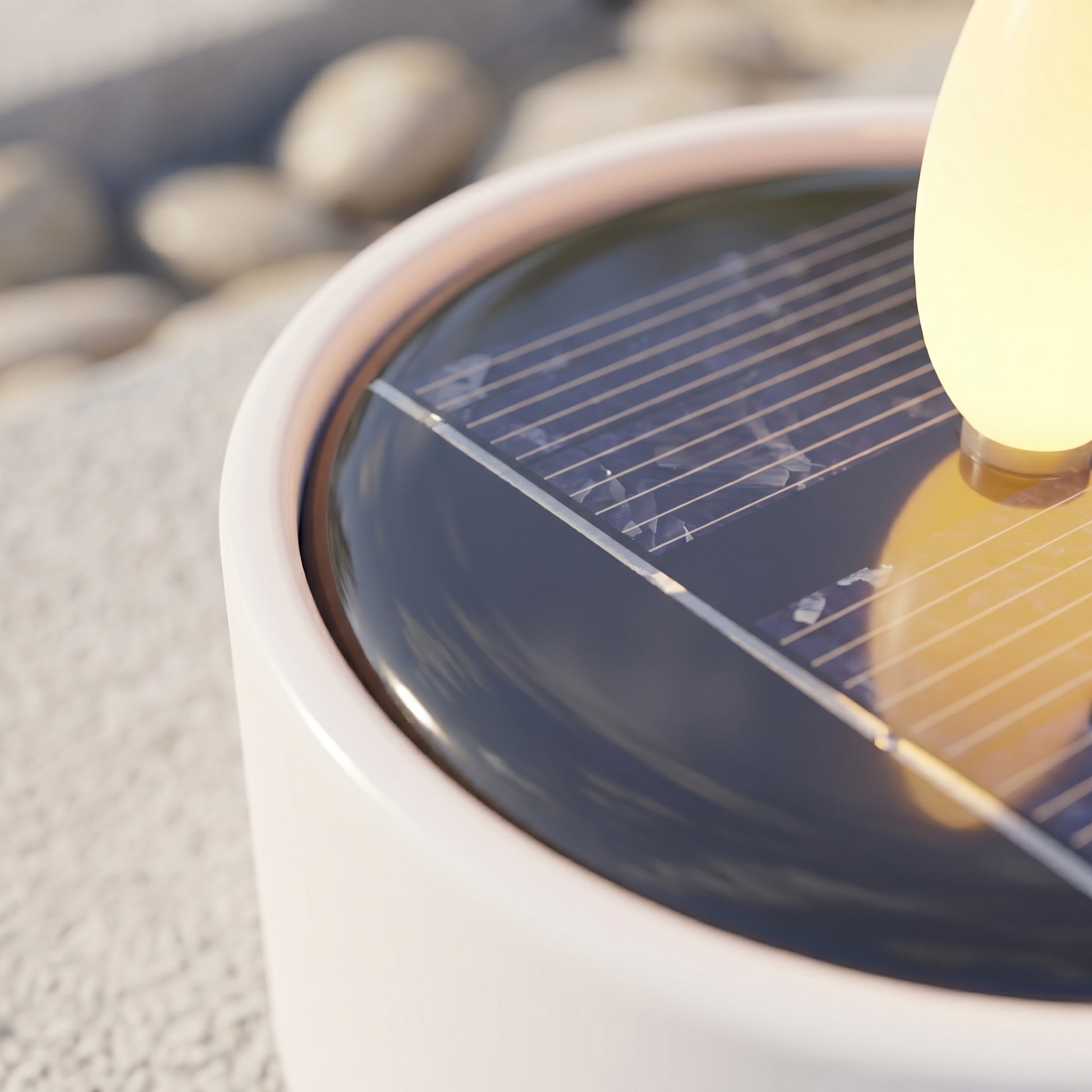 Outdoor Solar-Teelichte 4 Stück – 3D-Flamme – Nordic Flame