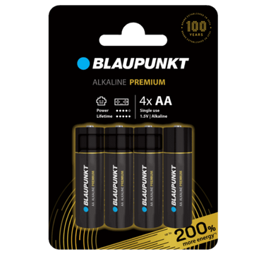 4 x AA Batterien – Blaupunkt Alkaline Premium