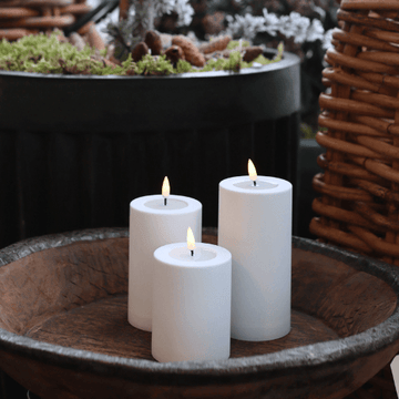Kerzen Deluxe Kerze mit - LED 3D Homeart flamme