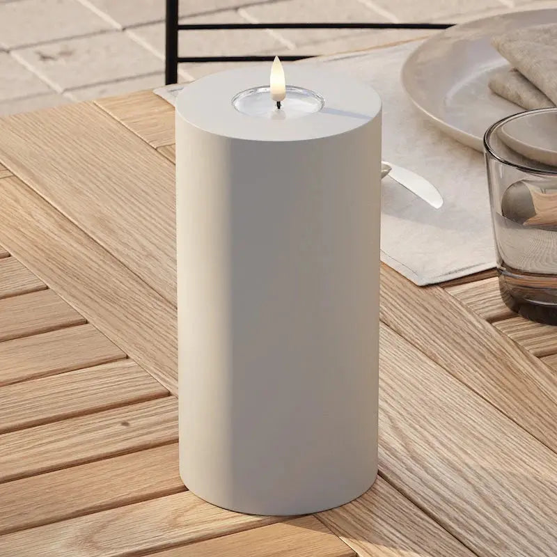 Outdoor LED-Kerze Deluxe Homeart D10 x 20 cm
