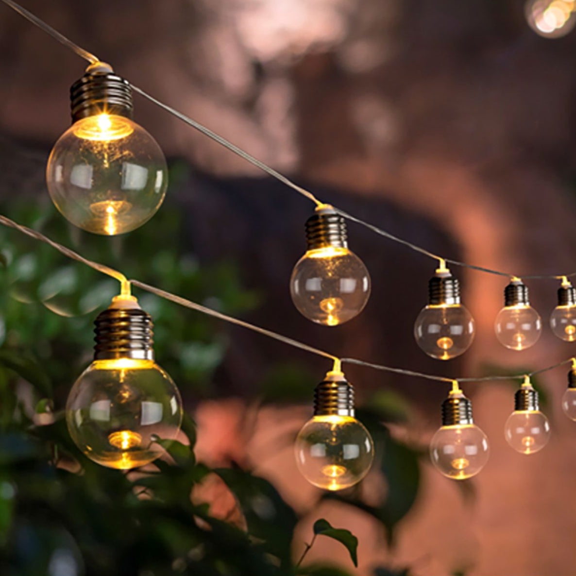 LED Solar Lichterkette mit 10 Leuchten - Nordicflame-de