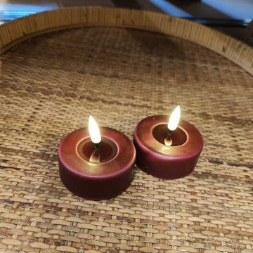 LED Teelichter 2 Stück (große) B-Stock