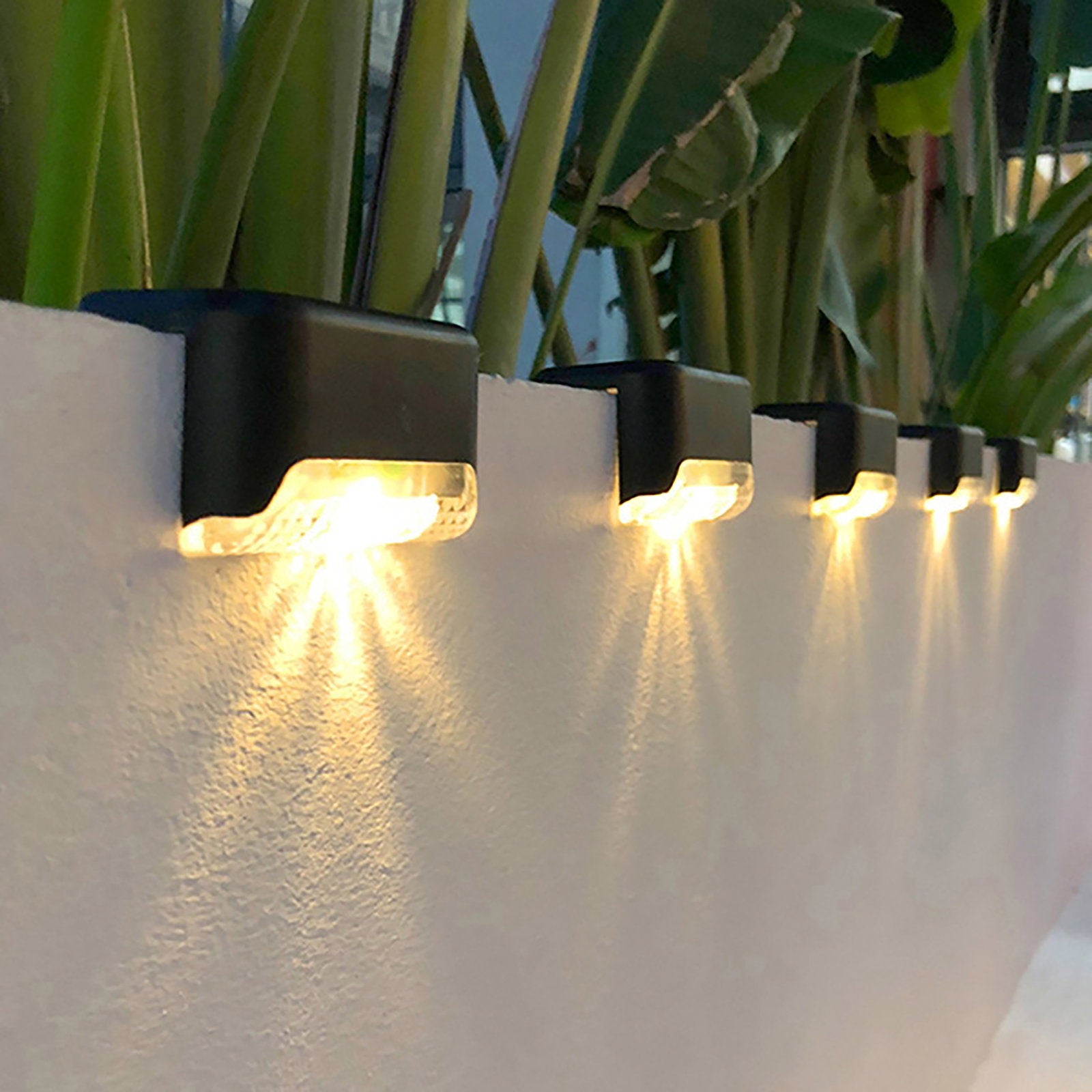 Solare LED-Treppenlicht – 4er-Pack